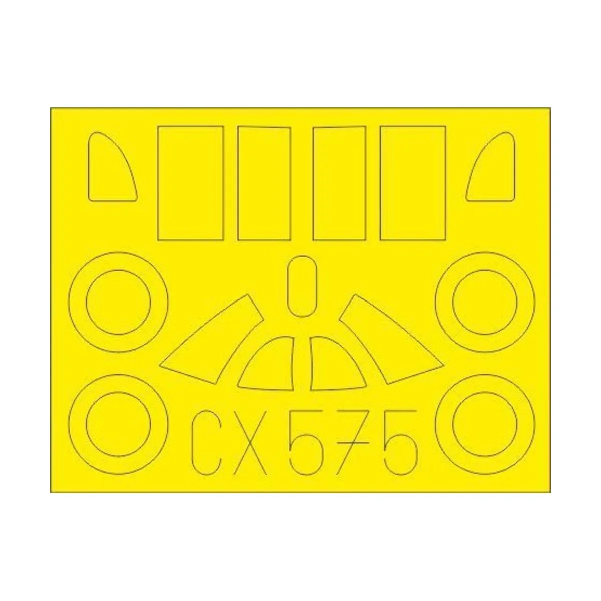 La-5 early for Clear Prop, 1/72 - Eduard Accessories CX575