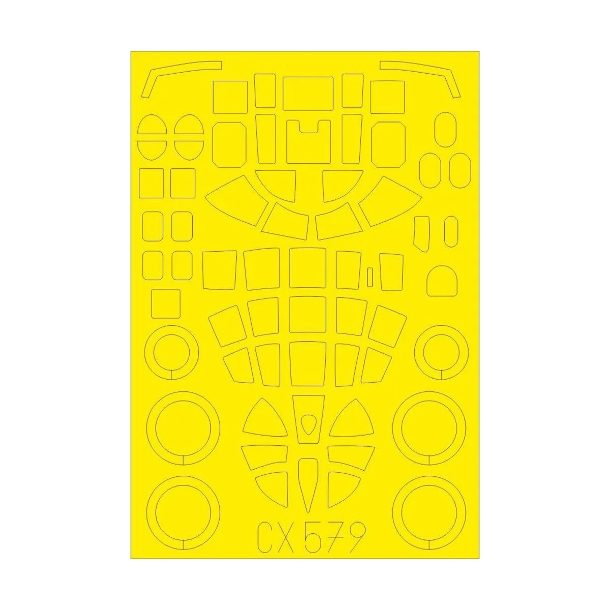 B-25B for Airfix, 1/72 - Eduard Accessories CX579 B-25B for Airfix, 1/72 - Eduard Accessories CX579