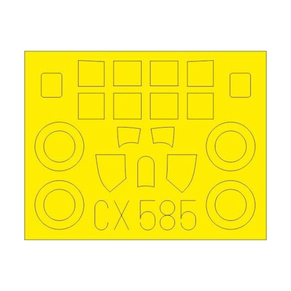 Wildcat Mk.VI for Arma Hobby, 1/72 - Eduard Accessories CX585