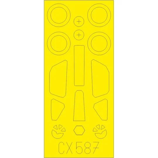 Su-39 for Zvezda, 1/72 - Eduard Accessories CX587