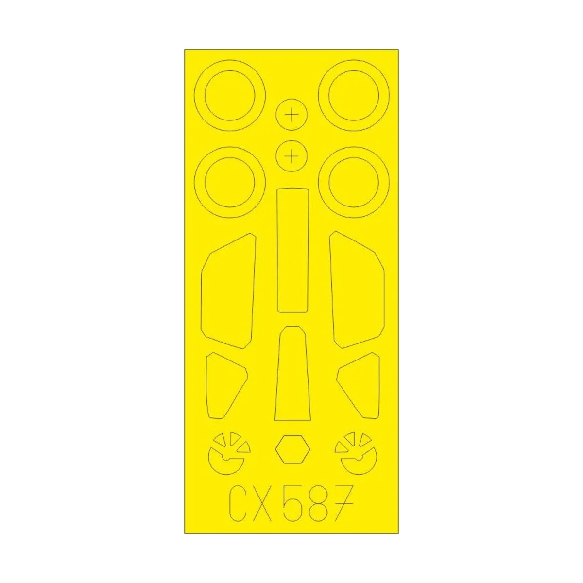 Su-39 for Zvezda, 1/72 - Eduard Accessories CX587