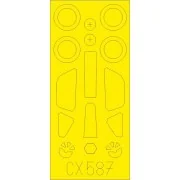 Su-39 for Zvezda - Eduard Accessories CX587