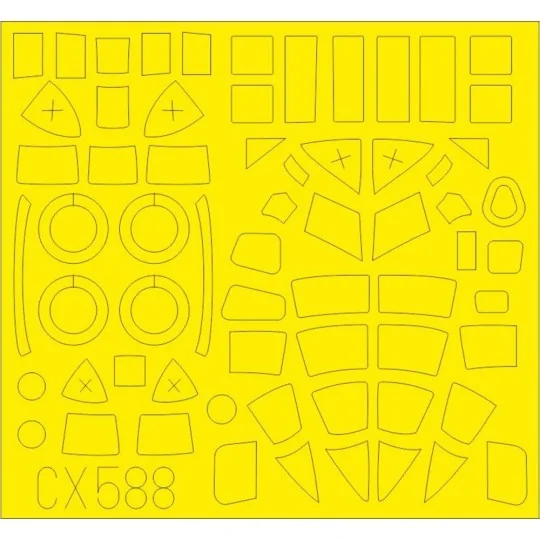 Beaufort Mk.I for Airfix, 1/72 - Eduard Accessories CX588