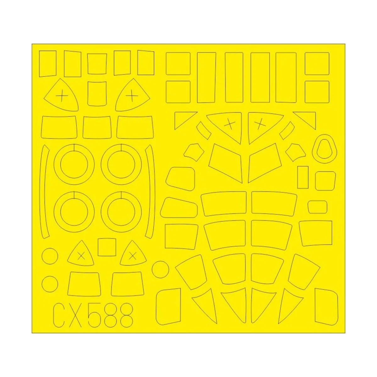 Beaufort Mk.I for Airfix, 1/72 - Eduard Accessories CX588