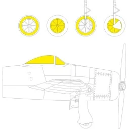 F8F-1 1/72 for HOBBY BOSS, 1/72 - Eduard Accessories CX598