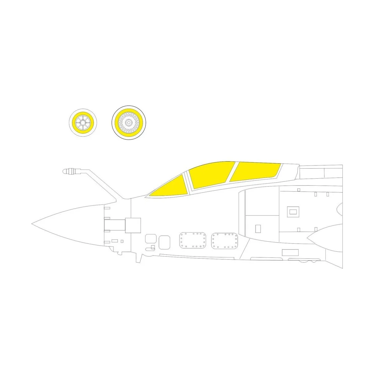 Buccaneer S.2B 1/72 for AIRFIX, 1/72 - Eduard Accessories CX601
