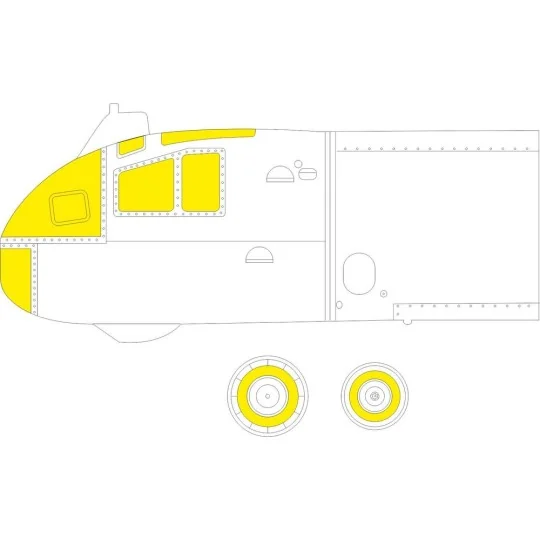 Ar 234C, for HOBBY 2000 / DRAGON - Eduard Accessories CX613