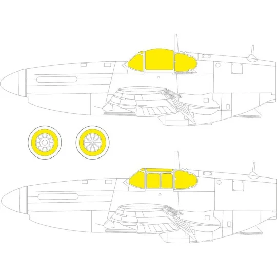 P-51B/C for ARMA HOBBY - Eduard Accessories CX620