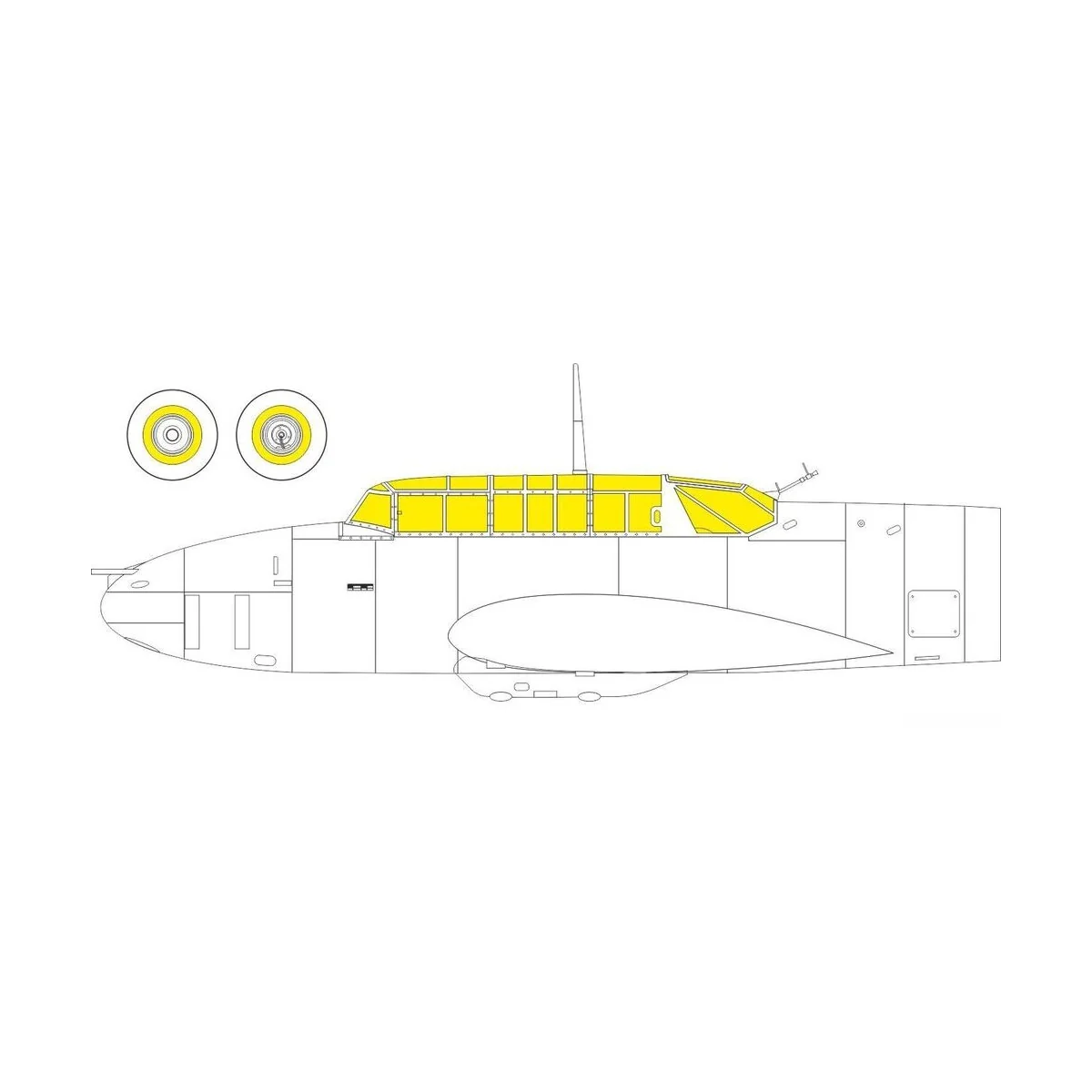 Bf 110E for EDUARD - Eduard Accessories CX633