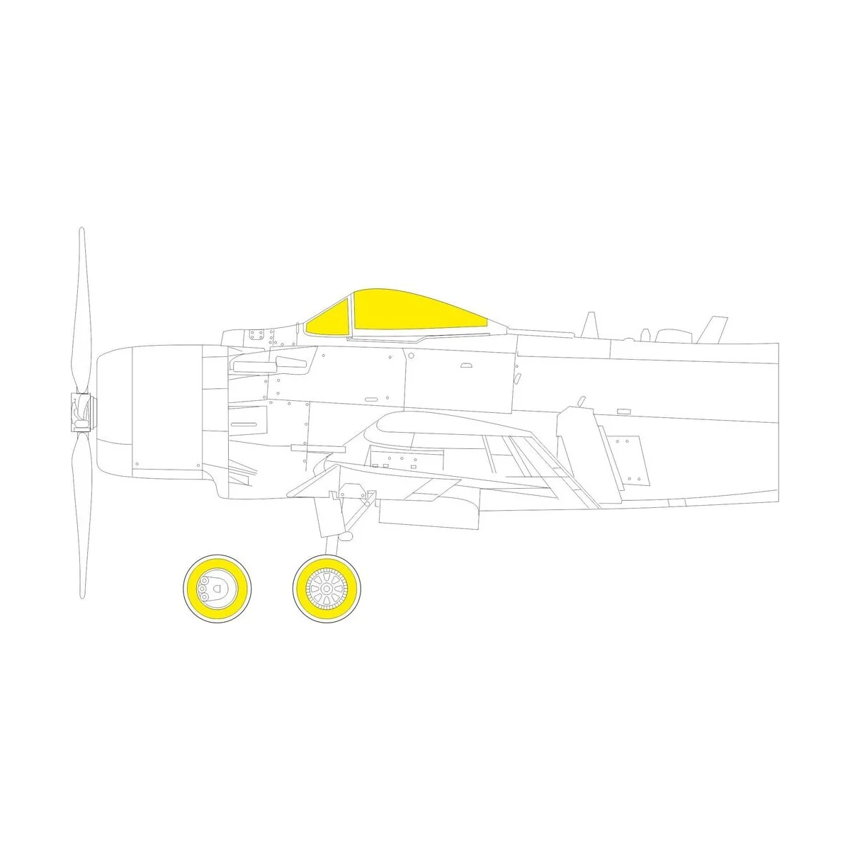 A-1J for HASEGAWA / HOBBY 2000, 1/72 - Eduard Accessories CX636