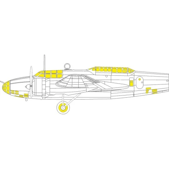 Ki-21-Ib for ICM, 1/72 - Eduard Accessories CX638 Ki-21-Ib for ICM, 1/72 - Eduard Accessories CX638