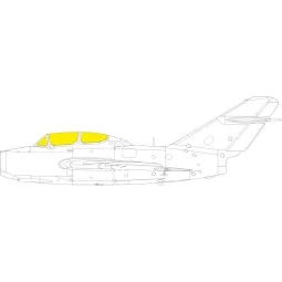UTI MiG-15 1/72 EDUARD - Eduard Accessories CX645