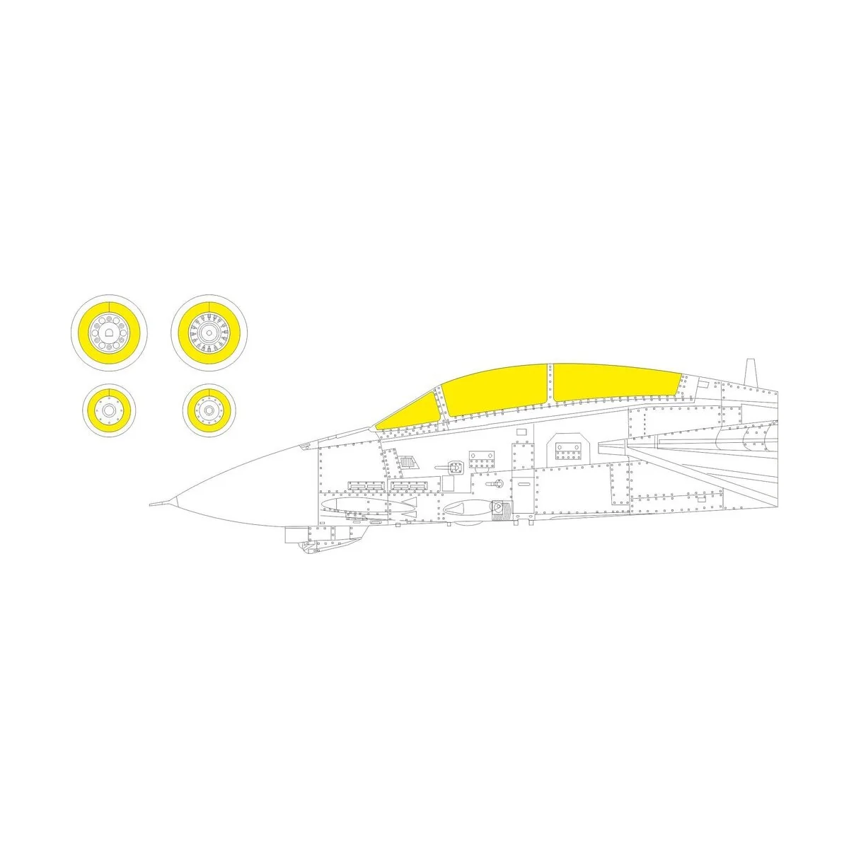 F-14B 1/72 ACADEMY, 1/72 - Eduard Accessories CX647
