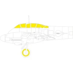 Me 410A-1 1/72 AIRFIX - Eduard Accessories CX658