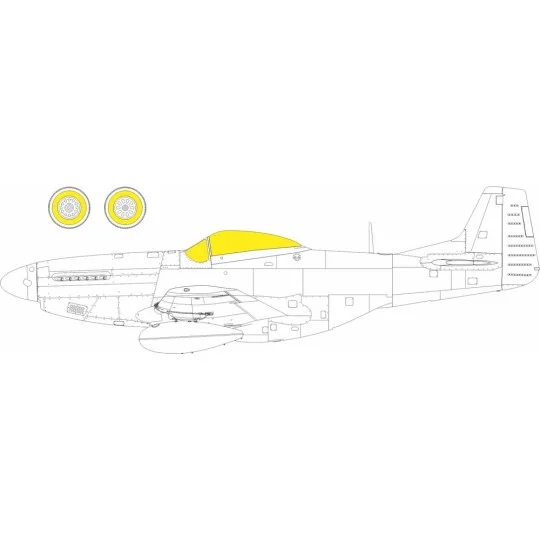 P-51D EDUARD, 1/72 - Eduard Accessories CX673
