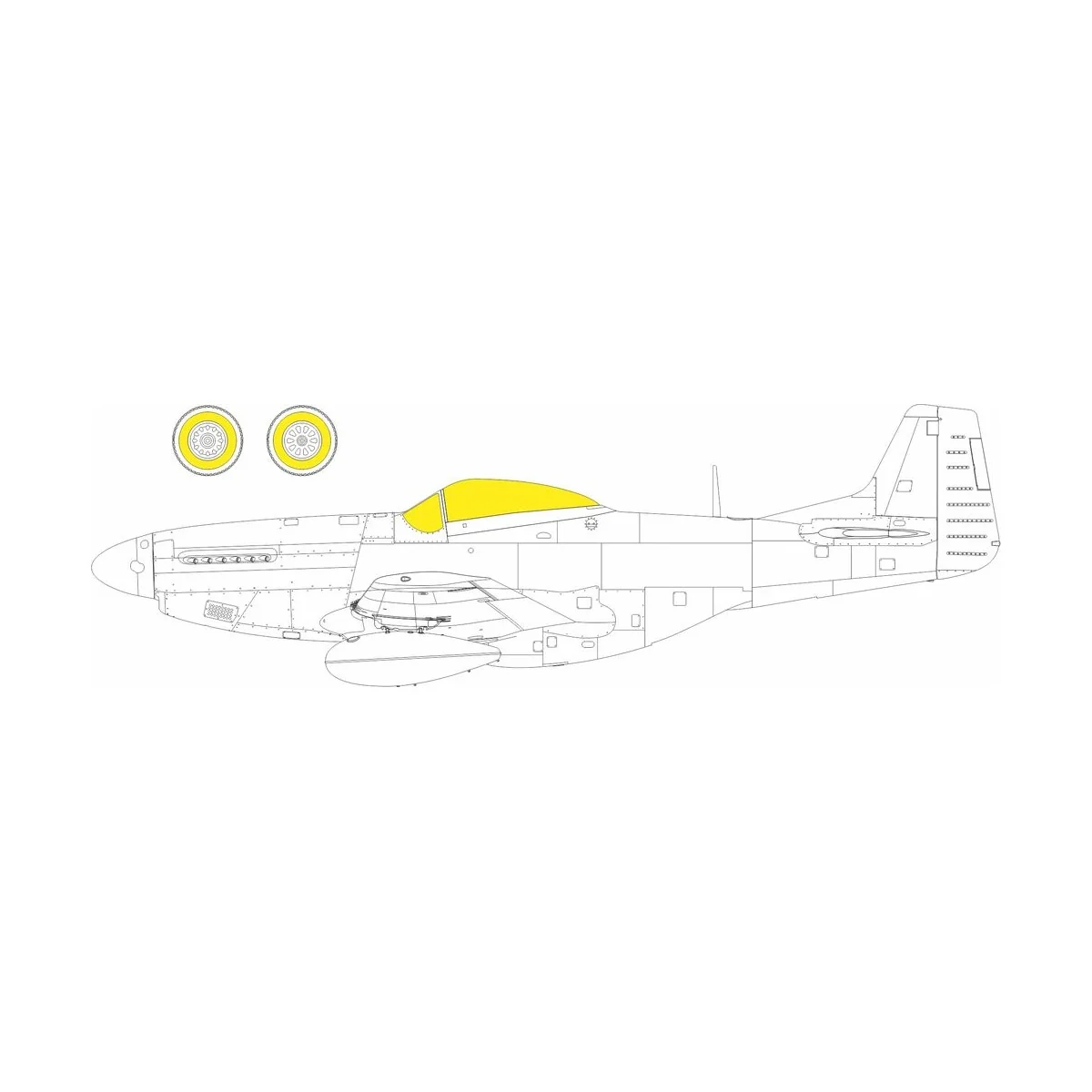 P-51D EDUARD - Eduard Accessories CX673