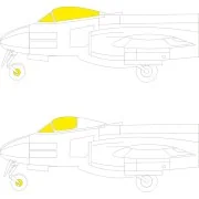 Meteor FR.9 AIRFIX - Eduard Accessories CX677