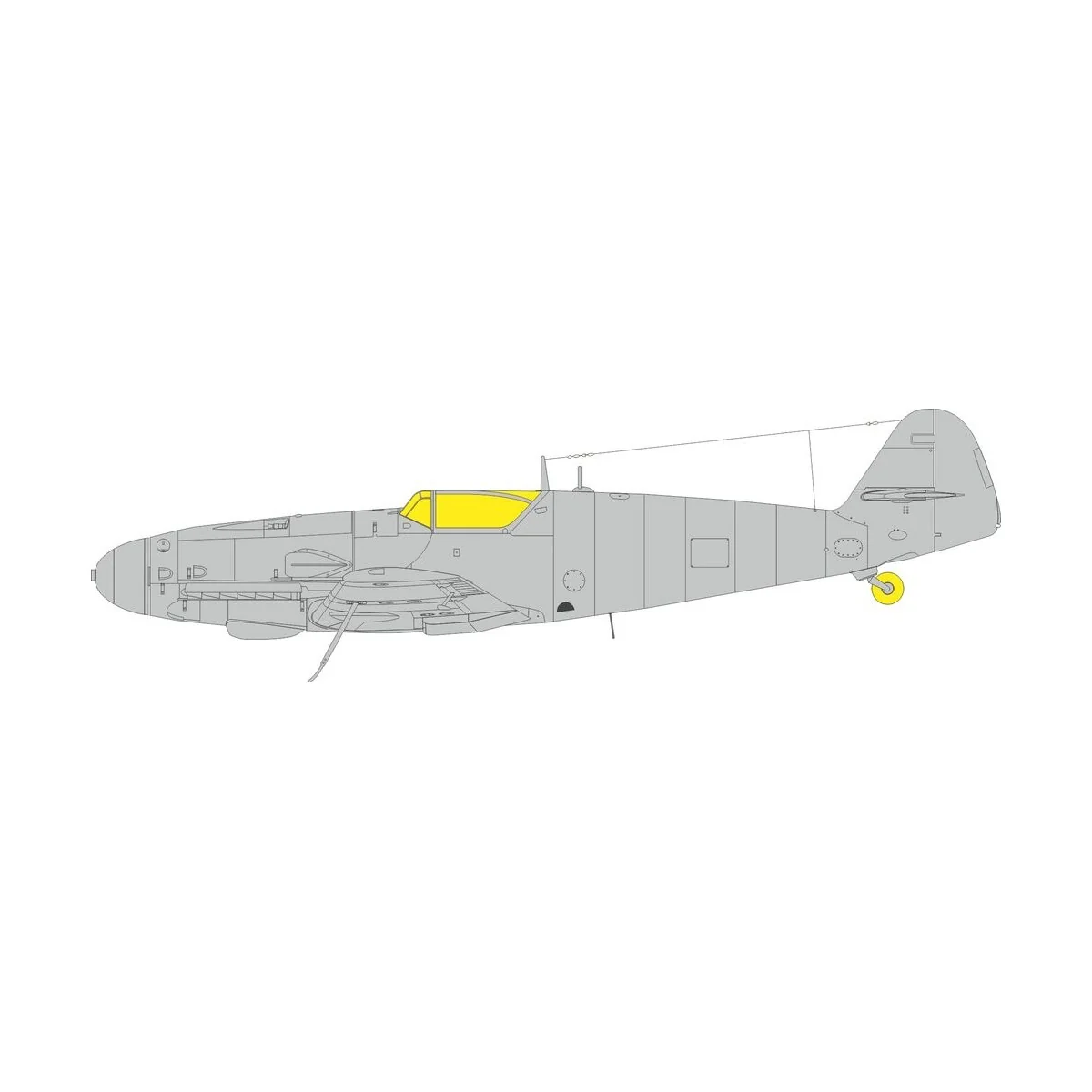Bf 109G-14/AS EDUARD - Eduard Accessories CX679
