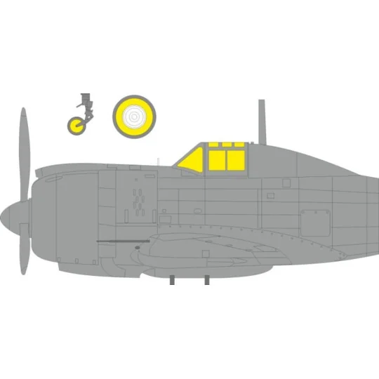 Re.2002 Ariete  ITALERI - Eduard Accessories CX680