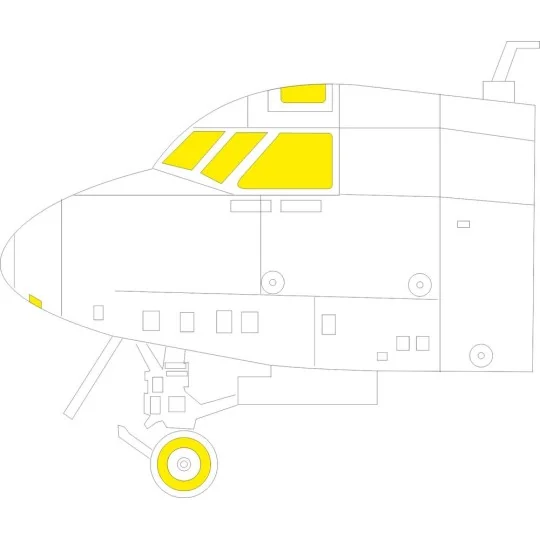 E-2C HELLER, 1/72 - Eduard Accessories CX688