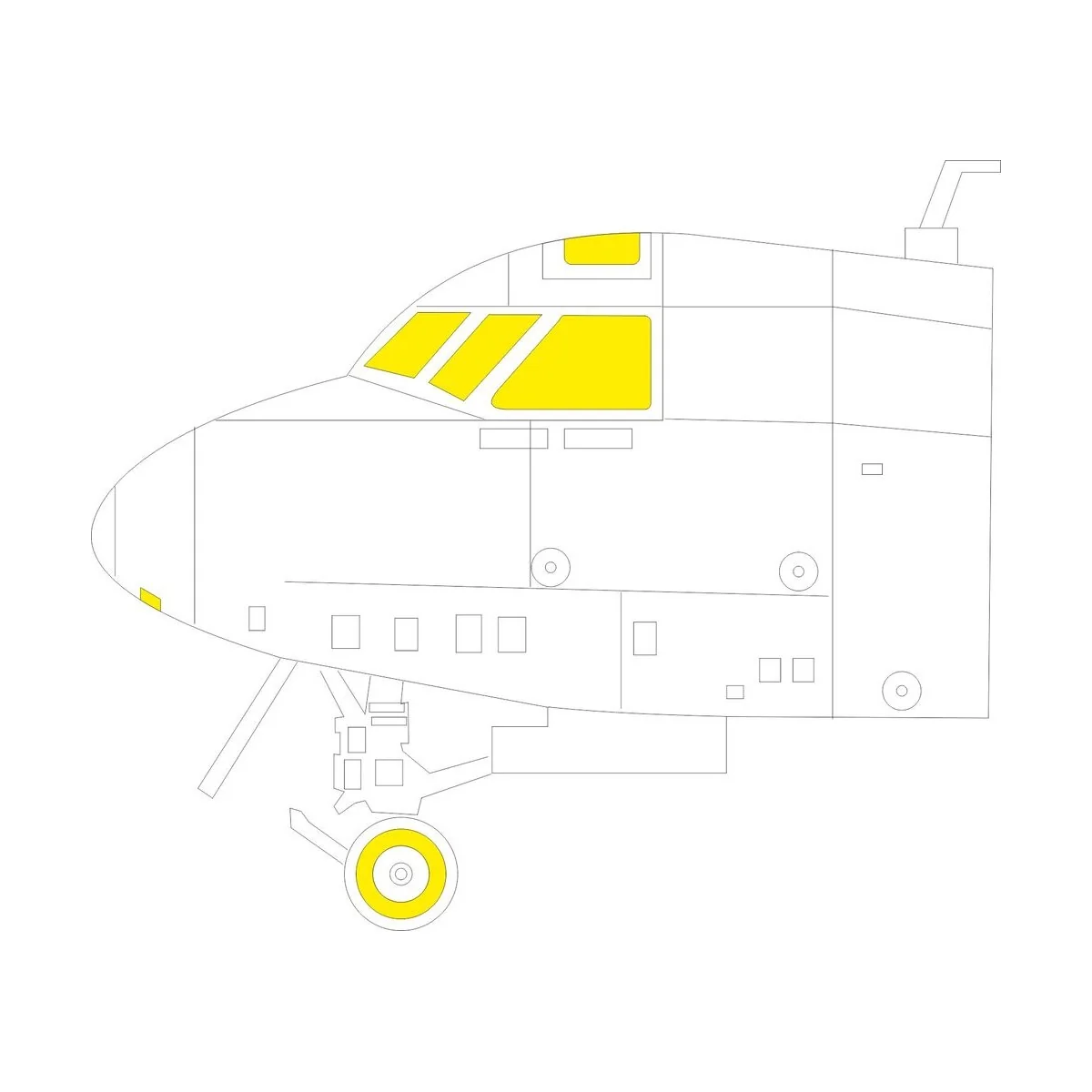 E-2C HELLER - Eduard Accessories CX688