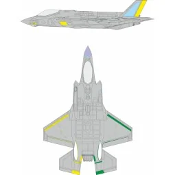 F-35A RAM coating late REVELL - Eduard Accessories CX694