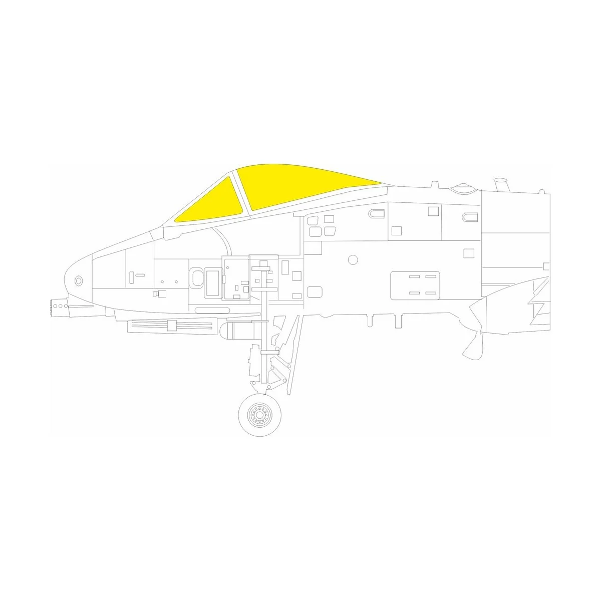 A-10C GREAT WALL HOBBY, 1/72 - Eduard Accessories CX695 A-10C GREAT WALL HOBBY, 1/72 - Eduard Accessories CX695