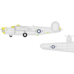 B-24J US national insignia HASEGAWA, 1/72 - Eduard Accessories CX696