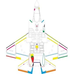 F-35C RAM coating 1/72 for Tamiya, 1/72 - Eduard Accessories CX698