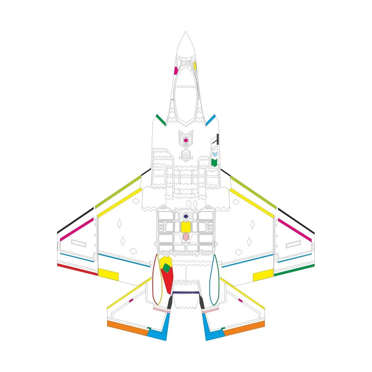 F-35C RAM coating 1/72 for Tamiya, 1/72 - Eduard Accessories CX698