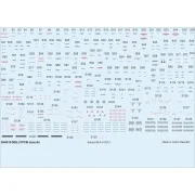 MiG-21PFM stencils for Eduard, 1/48 - Eduard Accessories D48018
