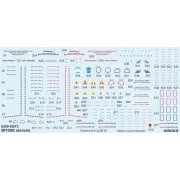 Bf 109G stencils for Eduard - Eduard Accessories D48025
