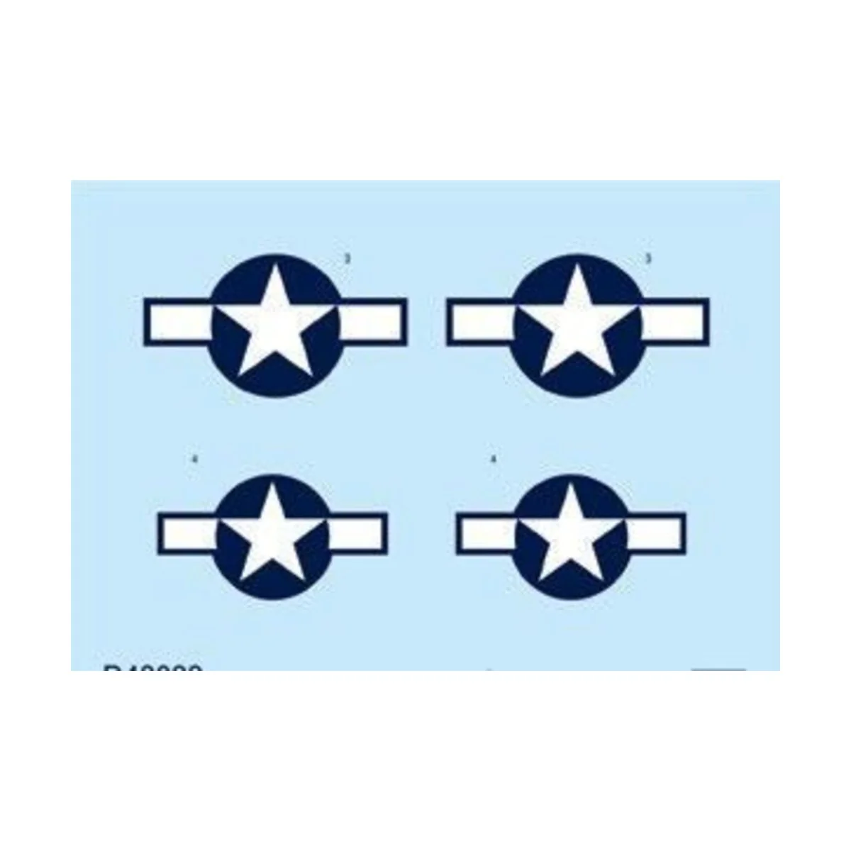 P-51D national insignia for Eduard, 1/48 - Eduard Accessories D48033