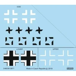 Fw 190A-8/R2 national insignia for Eduard, 1/48 - Eduard Accessorie...