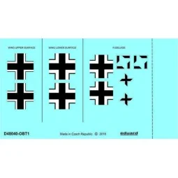 Fw 190A-2 national insignia for Eduard, 1/48 - Eduard Accessories D...