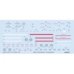 Do 17 stencils 1/48 for ICM - Eduard Accessories D48073