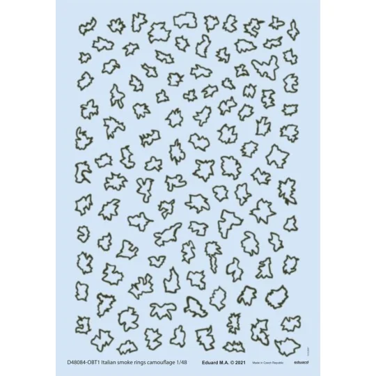 Italian smoke rings camouflage 1/48 for - Eduard Accessories D48084