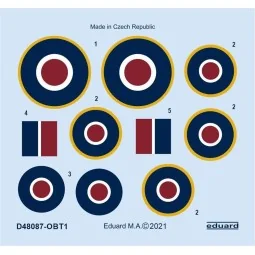 Tempest Mk.II roundels 1/48 for EDUARD/SPECIAL HOBBY - Eduard Acces...