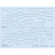 Su-7 stencils 1/48 for OEZ/SMR, 1/48 - Eduard Accessories D48089