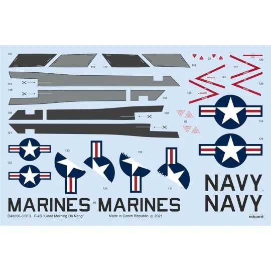 F-4B Good Morning Da Nang for TAMIYA, 1/48 - Eduard Accessories D48096