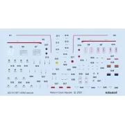 A6M2 stencils 1/48 EDUARD - Eduard Accessories D48098