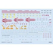 F-14 stencils for TAMIYA, 1/48 - Eduard Accessories D48099
