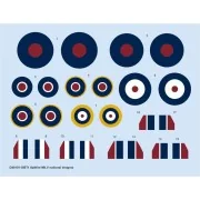 Spitfire Mk.V national insignia for EDUARD, 1/48 - Eduard Accessori...
