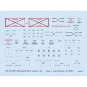 Mosquito B Mk.IV stencils for TAMIYA/REVELL - Eduard Accessories D4...