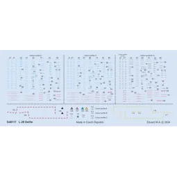L-29 stencils, 1/48 - Eduard Accessories D48117