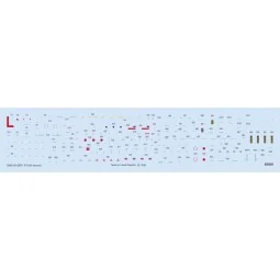 P-51B stencils EDUARD, 1/48 - Eduard Accessories D48118