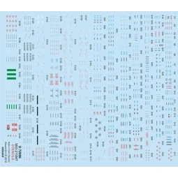 MiG-21 SMT stencils - Eduard Accessories D72006