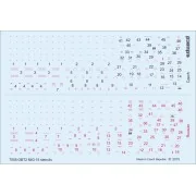 MiG-15/ MiG-15bis stencils for Eduard - Eduard Accessories D72007