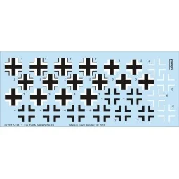 Fw 190A Balkenkreuze for Eduard - Eduard Accessories D72012