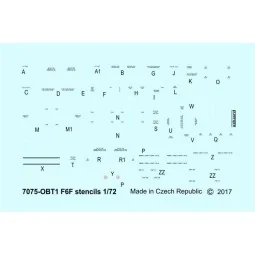 F6F stencils - Eduard Accessories D72014